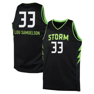 Men's Seattle Storm Katie Lou Samuelson Black 2024 Rebel Edition Jersey