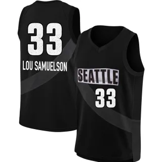 Men's Seattle Storm Katie Lou Samuelson Rebel Edition Victory Black 2021 Jersey