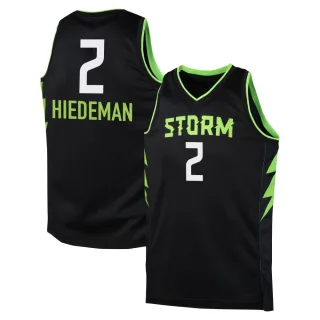 Men's Seattle Storm Natisha Hiedeman Black 2024 Rebel Edition Jersey