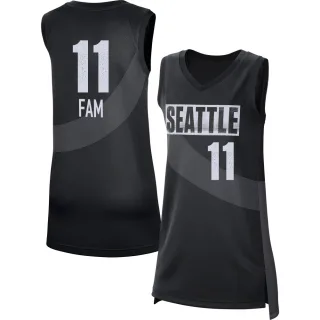 Women's Seattle Storm Awa Fam Rebel Edition Victory Black 2021 Jersey