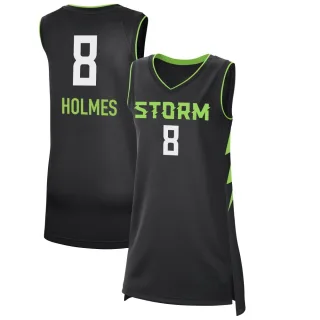 Women's Seattle Storm Joyner Holmes Black 2024 Rebel Edition Jersey