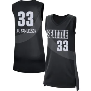 Women's Seattle Storm Katie Lou Samuelson Rebel Edition Victory Black 2021 Jersey