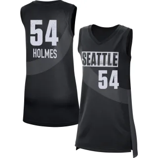 Women's Seattle Storm Mackenzie Holmes Rebel Edition Victory Black 2021 Jersey
