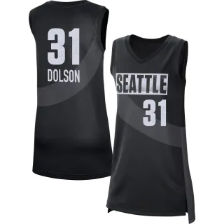 Women's Seattle Storm Stefanie Dolson Rebel Edition Victory Black 2021 Jersey