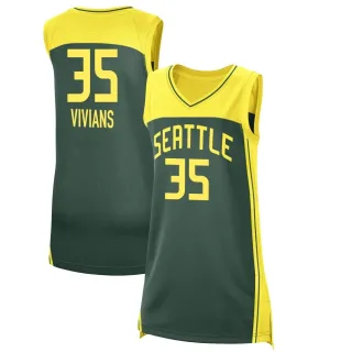 Women's Seattle Storm Victoria Vivians Explorer Edition Victory Green 2021 Jersey