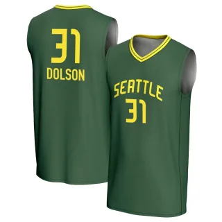 Youth Seattle Storm Stefanie Dolson Replica Green Lightweight Jersey
